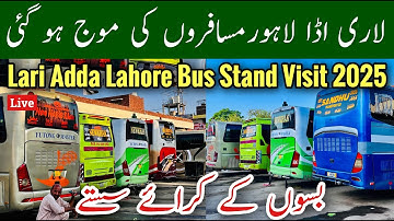 Lari Adda Lahore Bus Stop, Lahore Lari Adda Bus Service, Lari Adda Lahore, Yutong Nova, Mr Phirtu