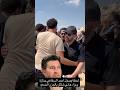 لحظة وصول احمد السقا في جنازة وعزاء هاني شاكر بالحزن الشدي 