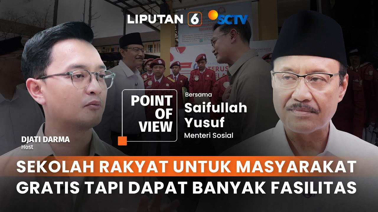 Prabowo Buat Sekolah Rakyat Gratis, Mensos Saifullah Yusuf Jabarkan Fasilitas & Syaratnya | POV