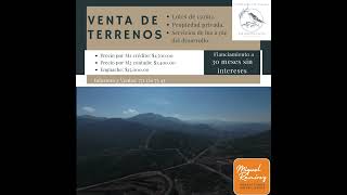 Venta de Terrenos en San Juan Tilcuatla, Municipio de San Agustín Tlaxiaca en el Estado de Hidalgo.