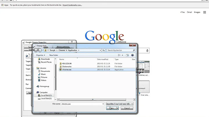 How to fix Google Chrome missing new window taskbar icon (Windows 7)