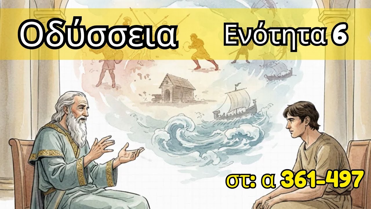 6η Ενότητα (β, γ, δ) Το ταξίδι του Τηλέμαχου και οι πρώτες πληροφορίες για τον Οδυσσέα