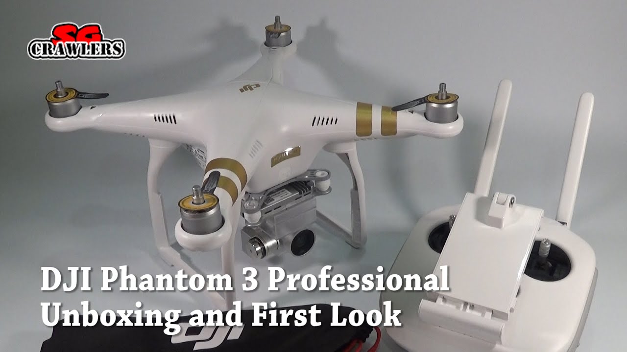 DJI Phantom 3 Professional with Extra Battery and Hardshell Backpack Combo Unboxing and First Look