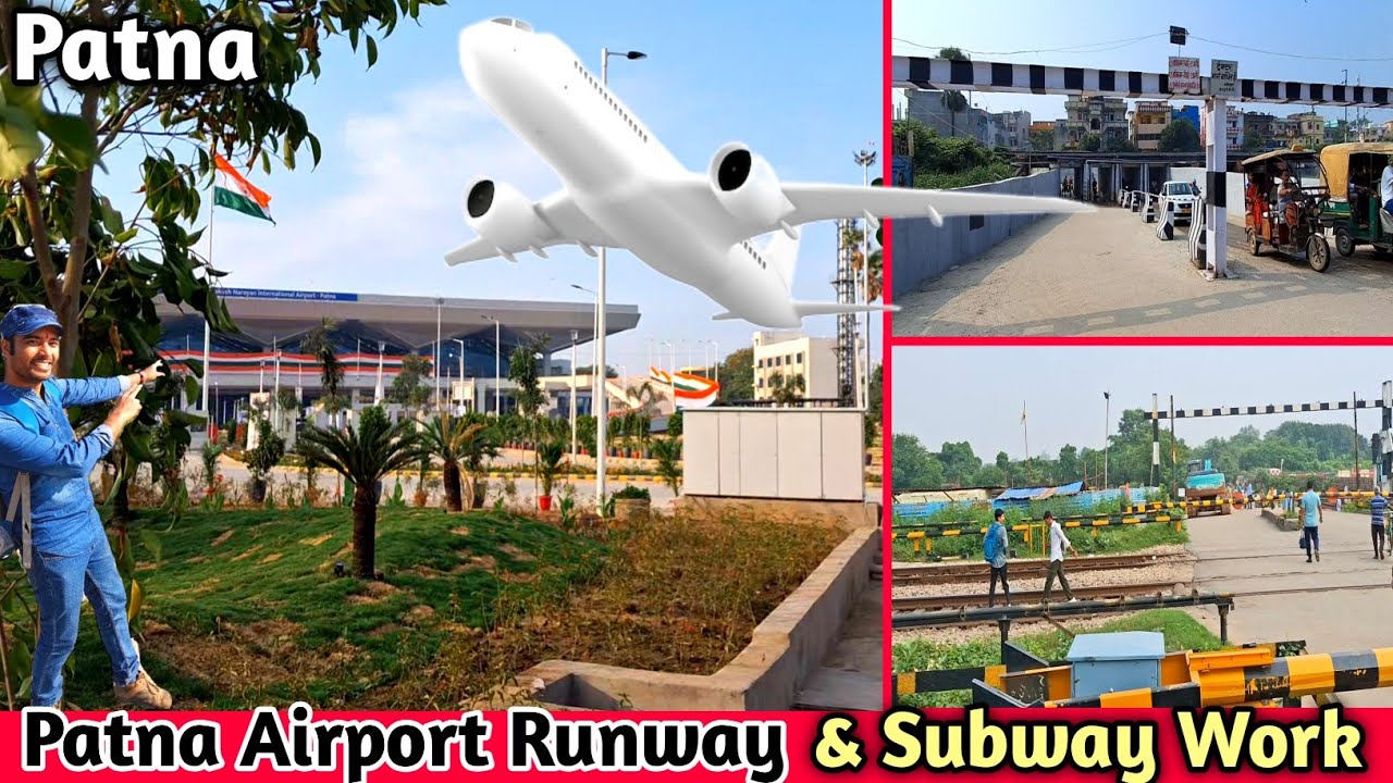 Patna Airport Runway & Subway Work 2025 || Patna Airport Runway