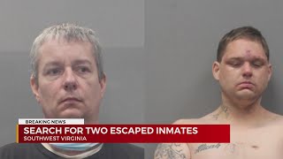 Police searching for escaped inmates near Abingdon, VA