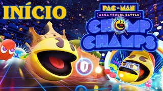 PAC-MAN MEGA TUNNEL BATTLE CHOMP CHAMPS gameplay do início | Aquele Cara