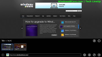 How to set tabs of Internet Explorer 11 (Modern-UI) to 