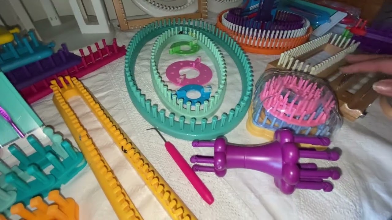 Divertiamoci con i telai da maglieria o knitting loom