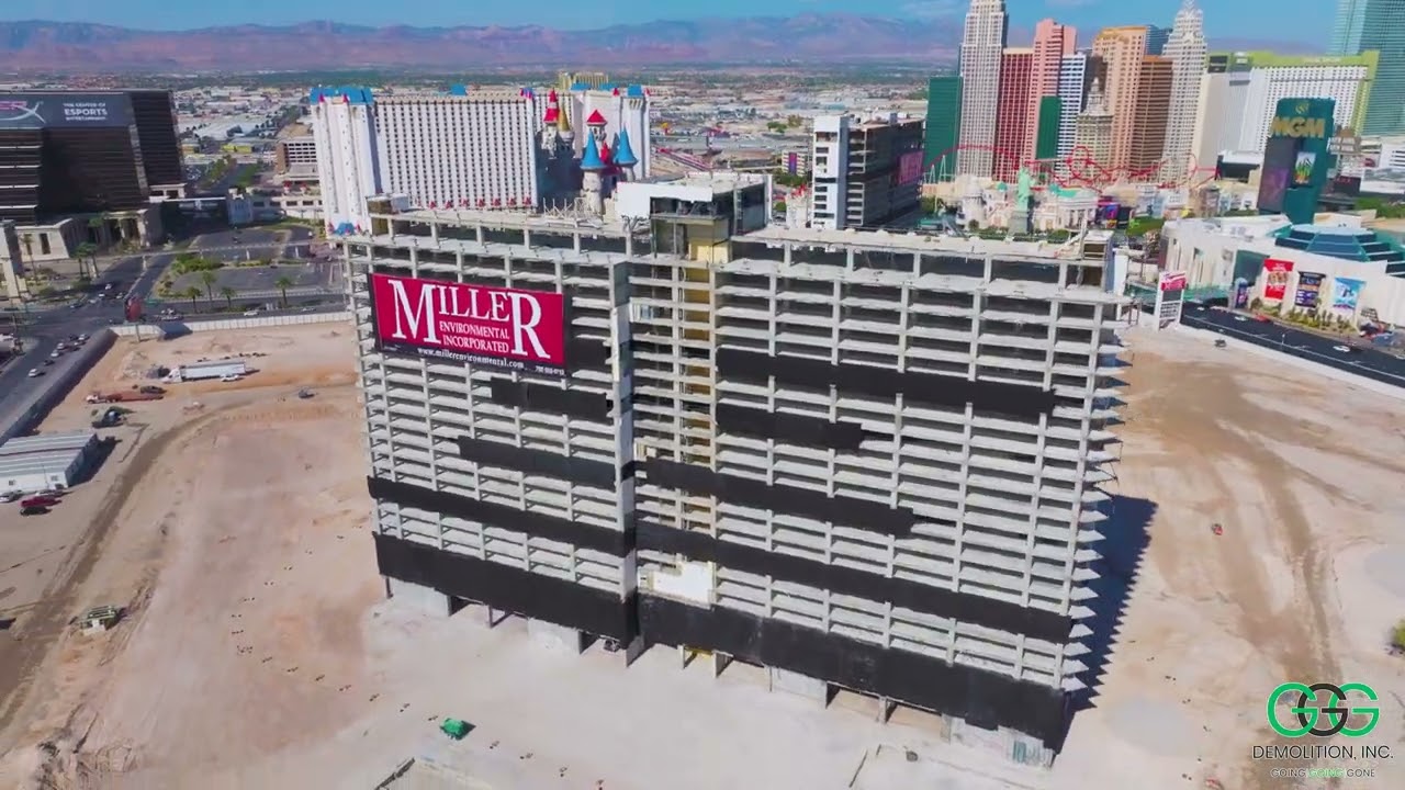 Tropicana Demo Progress - GGG Demolition - October 7th, 2024