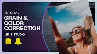Grain & Color Correction - Lens Studio Tutorial | Create your own snapchat filter screenshot 2