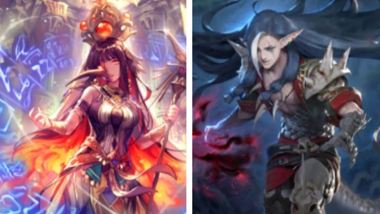 旧シャドバ　ローテ　ラスワネクロVS自然ドラゴン