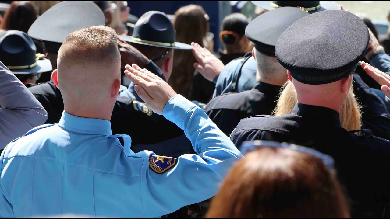 Memorial Service for Fallen KCKPD Officer Hunter Simoncic