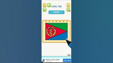Eritrea. Flag Painting Puzzle