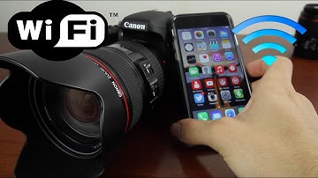 Canon T6i & T6s Wifi Setup