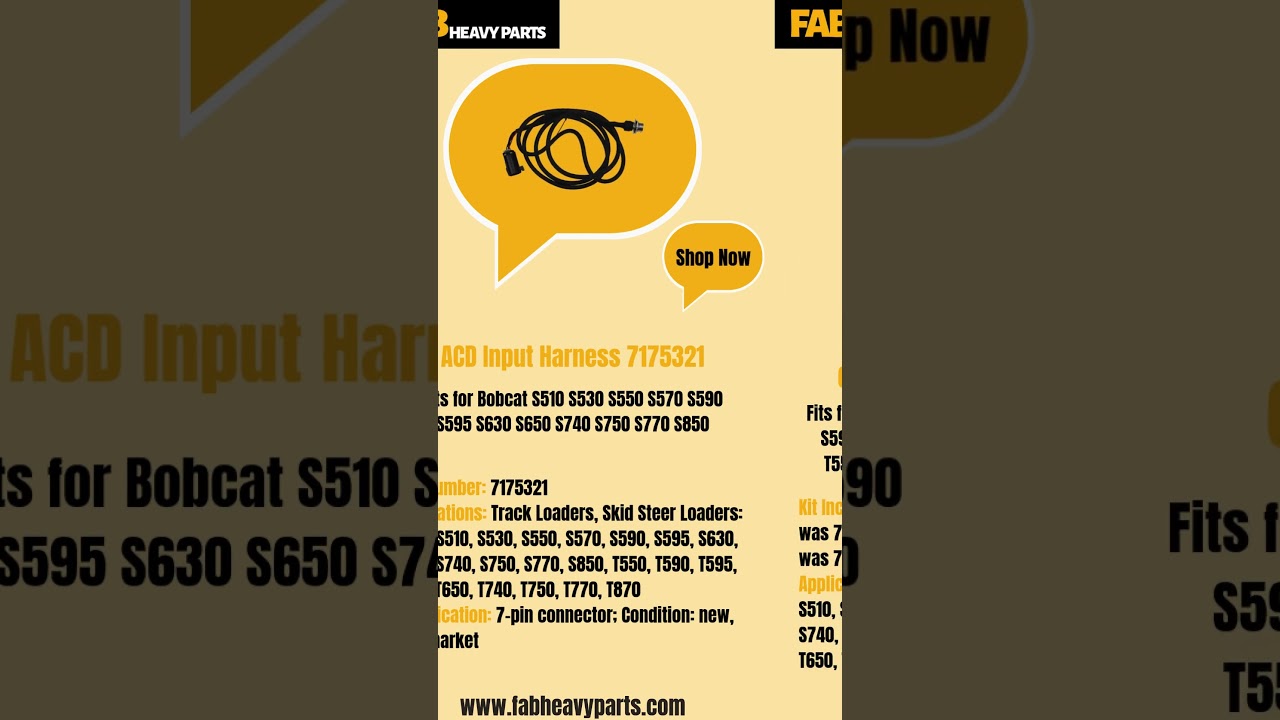 Recommended Parts for Bobcat Loader S550