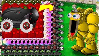 Doom Cob Cannon Vs Hypno Shroom Vs Golden Dr Zomboss Plants Vs Zombies Battlez