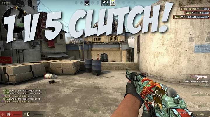 CS:GO - EPIC 1v5 Clutch!