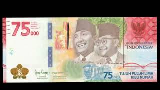 75,000 INDONESIA RUPIAH BIG PLAY MONEY
