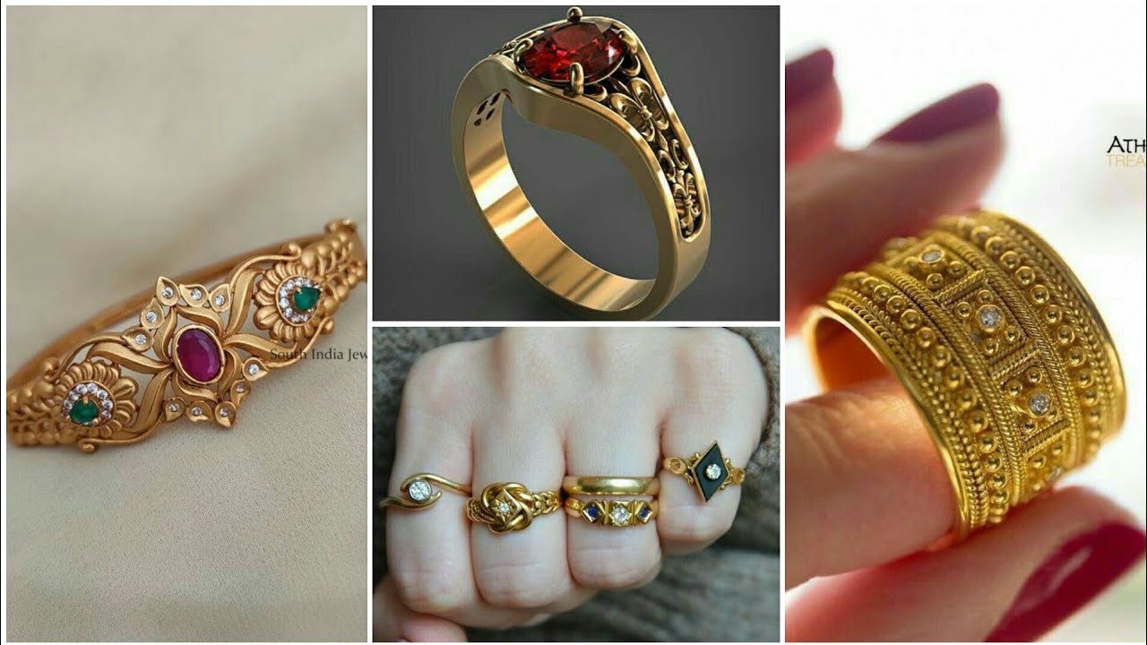 ये खास Gold Ring Designs खूब जचेंगे आपके हाथों पर, मॉडर्न और ट्रेडिशनल  आउटफिट से होगा मैच | gold ring designs that are poised to take off |  HerZindagi