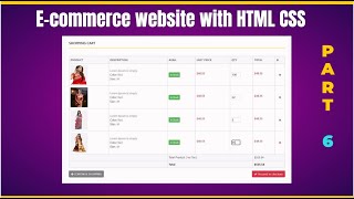E-commerce Website Product Page With Sidebar | HTML CSS | Part 6