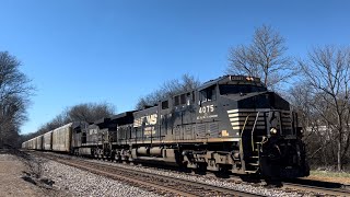 NS AC44C6Ms 4027 & 4075 Lead Extra Move T10-18 on 2/18/23