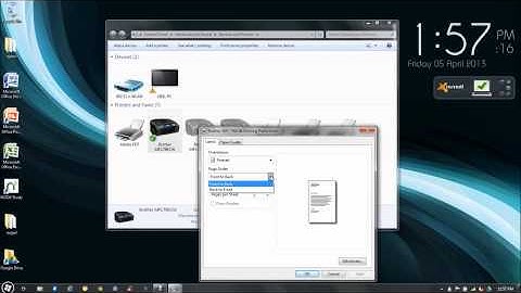 How to stop printing in reverse order?