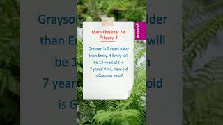 Grade 3 Math Quiz 09: Solve the Primary 3 Word Problem