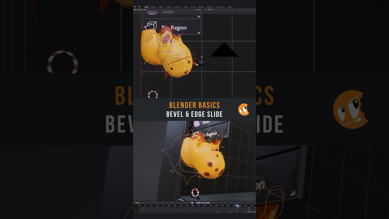 💡 What is Bevel and Edge Slide in Blender? Read the description👇 