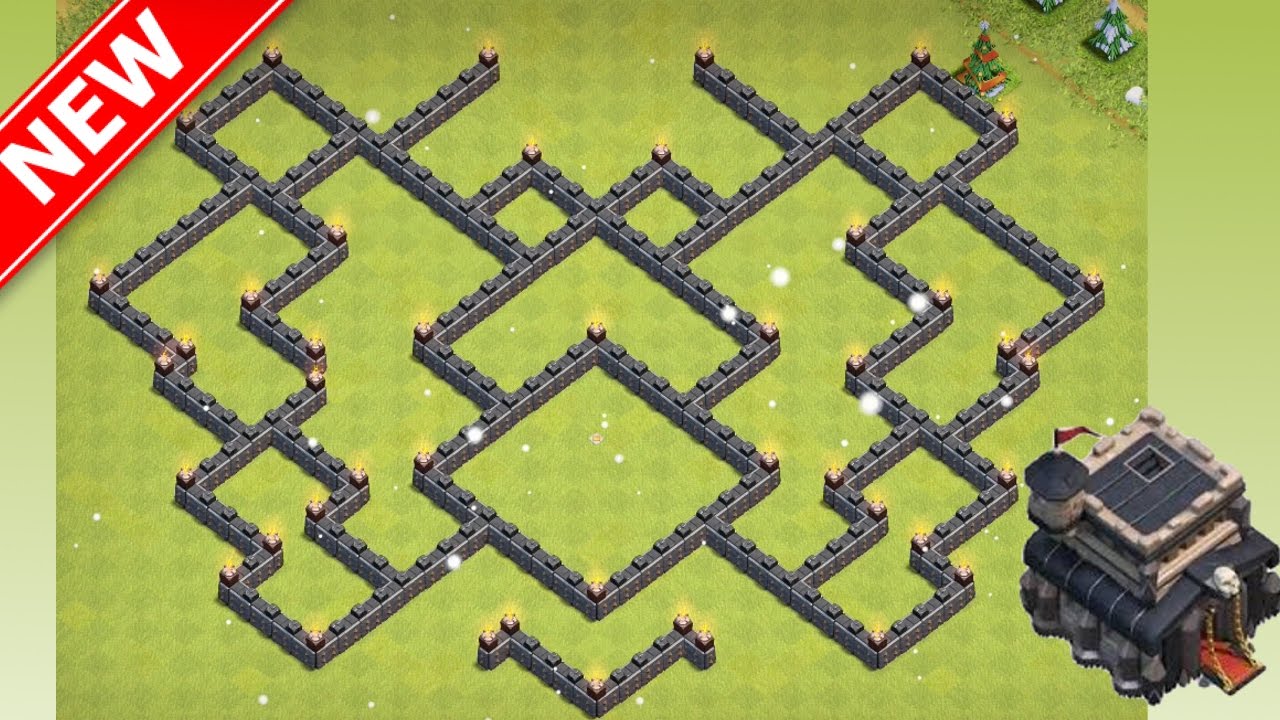 New EPIC Th9 Trophy/War Base (Hybrid Farming) - Bomb Tower Xmas Update 2016 - COOL Base - CoC