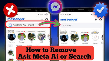 How to Remove Ask Meta AI From Messenger| Fix & Guide | Turn Off Meta AI Search in Messenger