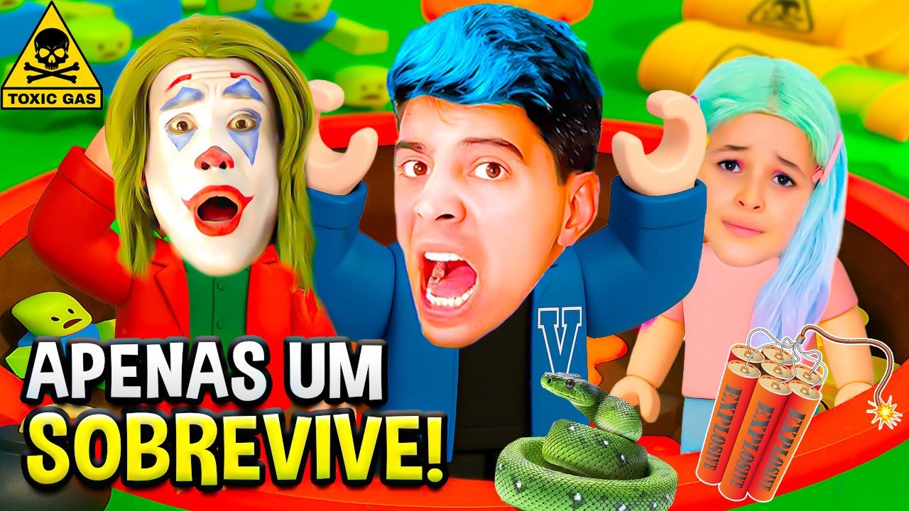 TENTAMOS SOBREVIVER DENTRO DO BURACO MAIS PERIGOSO DO MUNDO NO ROBLOX!!