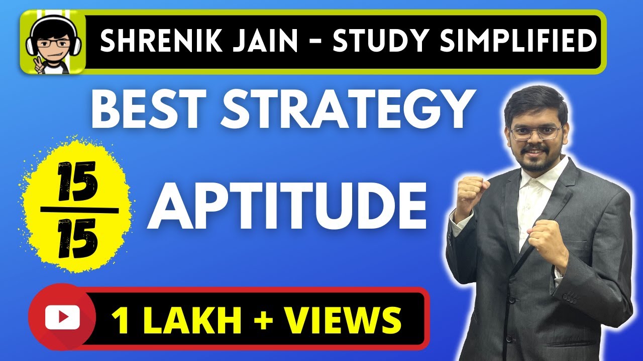 The BEST Strategy for 15/15 in Aptitude GATE 2024 🔥 - YouTube