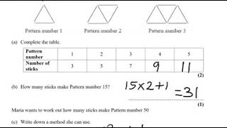 Practice Paper 7 3F qu 1 7
