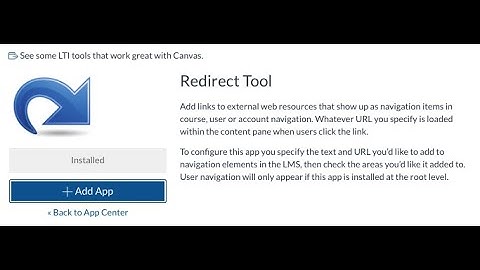 Adding External Links Using the Redirect Tool in myMCPS Classroom Canvas