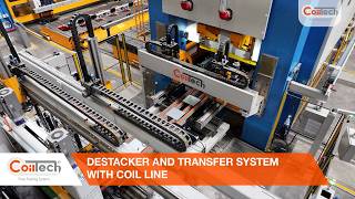 COILTECH | Destacker and Transfer System With Coil Line | 3 Axis Transfer Systems