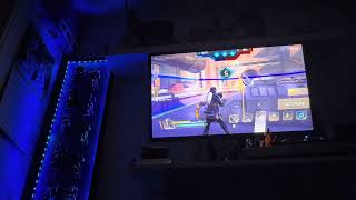 Testing the galactic surge 