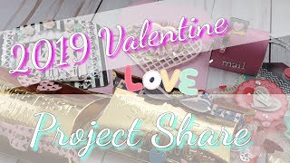 2019 Valentine Tags, Boxes, Embellis,and Memorydex