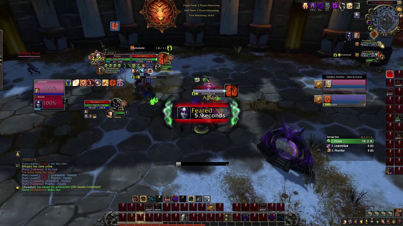 Unholy dk/hpal 2v2 8.3 (vs destro/hpal)