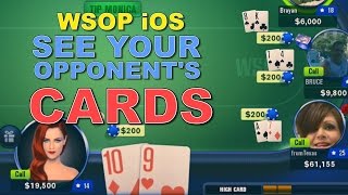 See Your Opponent's Cards in WSOP iOS!!! screenshot 5