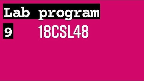 18CSL48 || 9. Display "Hello World" message using internal UART || VTU 4th SEM CSE