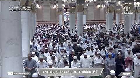 جمال الأداء وروعة التحبير! تلاوة للشيخ د. #عبدالله_القرافي عشاء 6 ذو القعدة 1446هـ #المسجد_النبوي