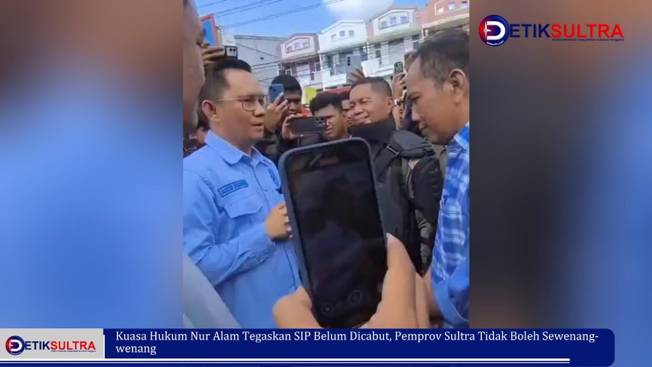 Kuasa Hukum Nur Alam Tegaskan SIP Belum Dicabut, Pemprov Sultra Tidak Boleh Sewenang-wenang