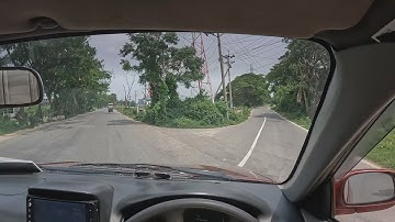 [POV] Sharighat Keraniganj - Bashundhara River view - N8 Highway - Toyota Sprinter 110