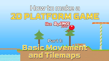 Making a 2D platformer in Unity (like Bounce Tales) — Part 1: Basic Movement and Tilemaps