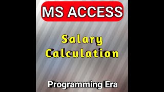 By this tutorial you will be able to calculate marks total and
percentage of student query. for more topic ms access can check in
play list a...