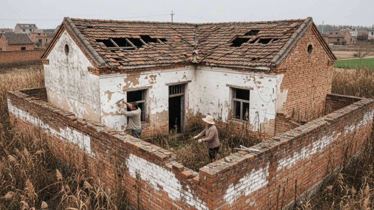 Пара вложила 58 тыс. долларов, чтобы снести заброшенный дом и построить роскошный новый.