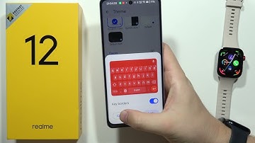 Realme 12 5G: toetsenbordthema wijzigen - aangepaste toetsenbordindeling instellen