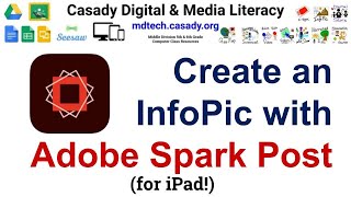 Create an InfoPic with Adobe Spark Post (for iPad) Profile
