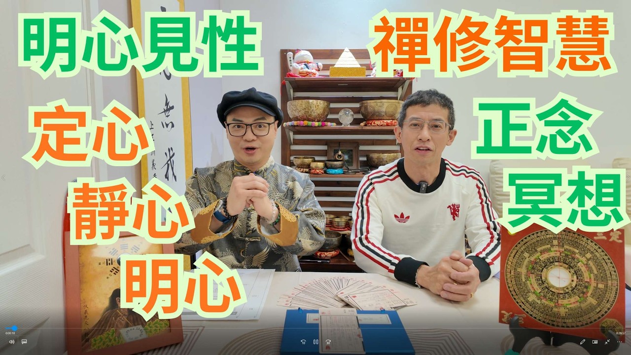 修禪智慧👍👍明心見性 / 定心,靜心,明心 / 三定師傅智慧明示 / 正念冥想 /