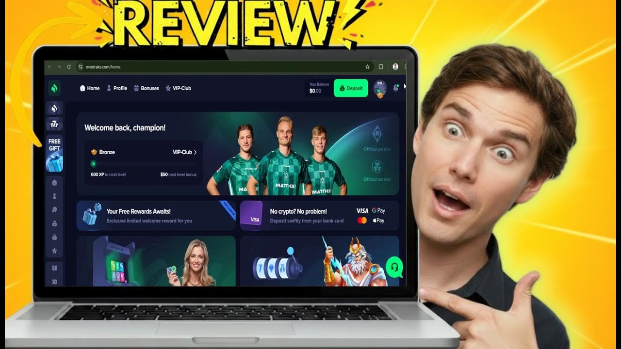 Обзоры Ovodrake 2025: законный ли сайт крипто-казино Ovodrake или мошенничество?